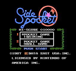 Side Pocket screenshot 3 for Famicom